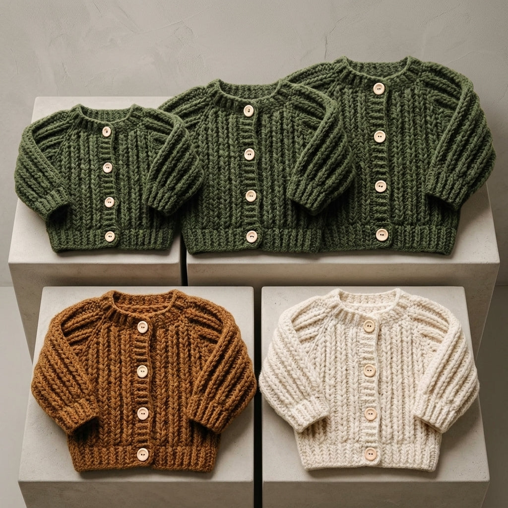 Cable Baby Cardigan | Crochet Pattern PDF