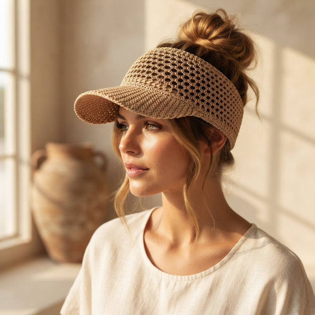 Pretty Sun Visor | Crochet Summer Pattern — Design 7