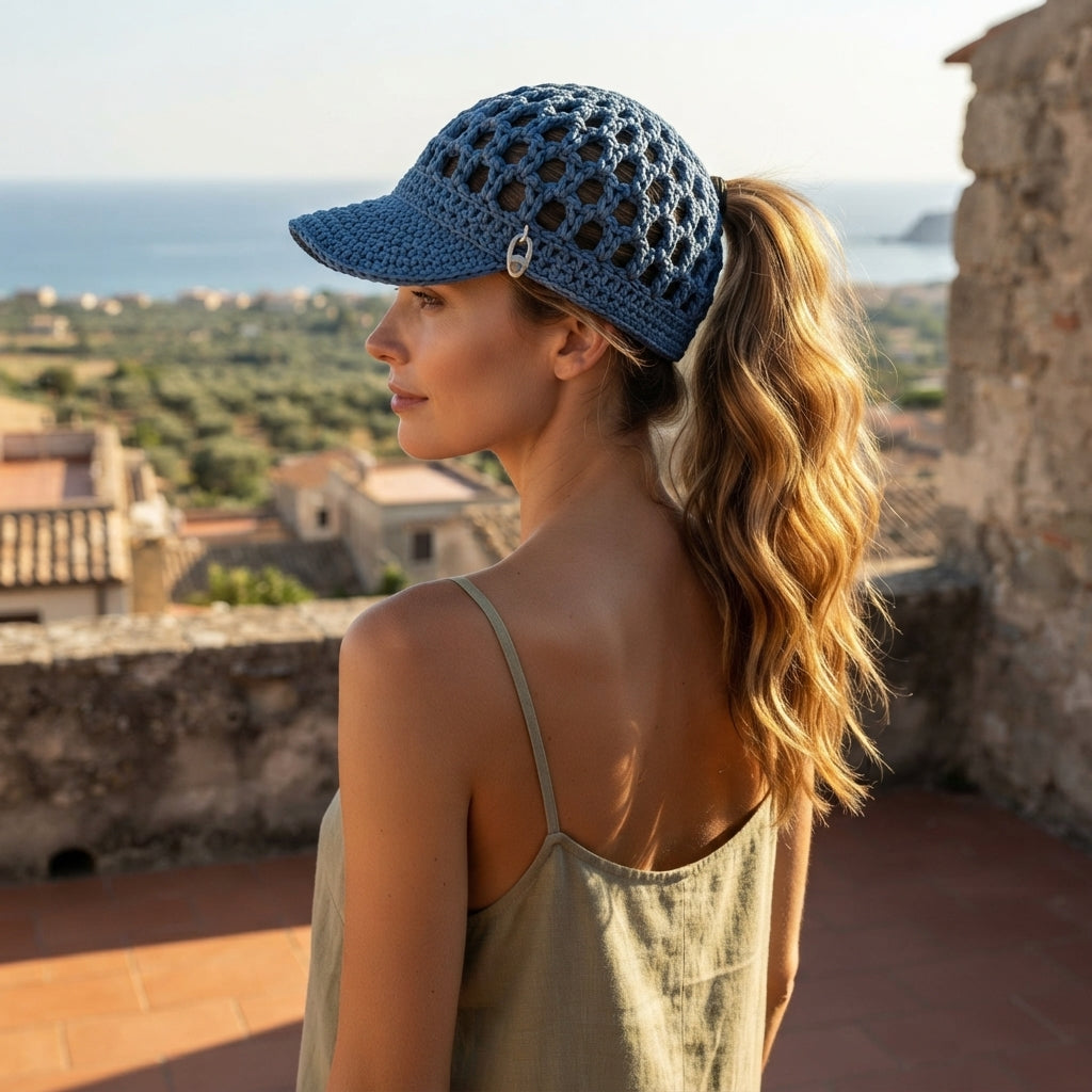 Pretty Sun Visor | Crochet Summer Pattern — Design 7