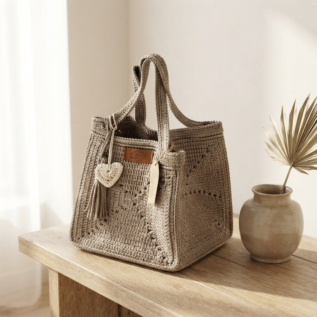 Granny Square Granny Square Tote V5 | Crochet Pattern PDF