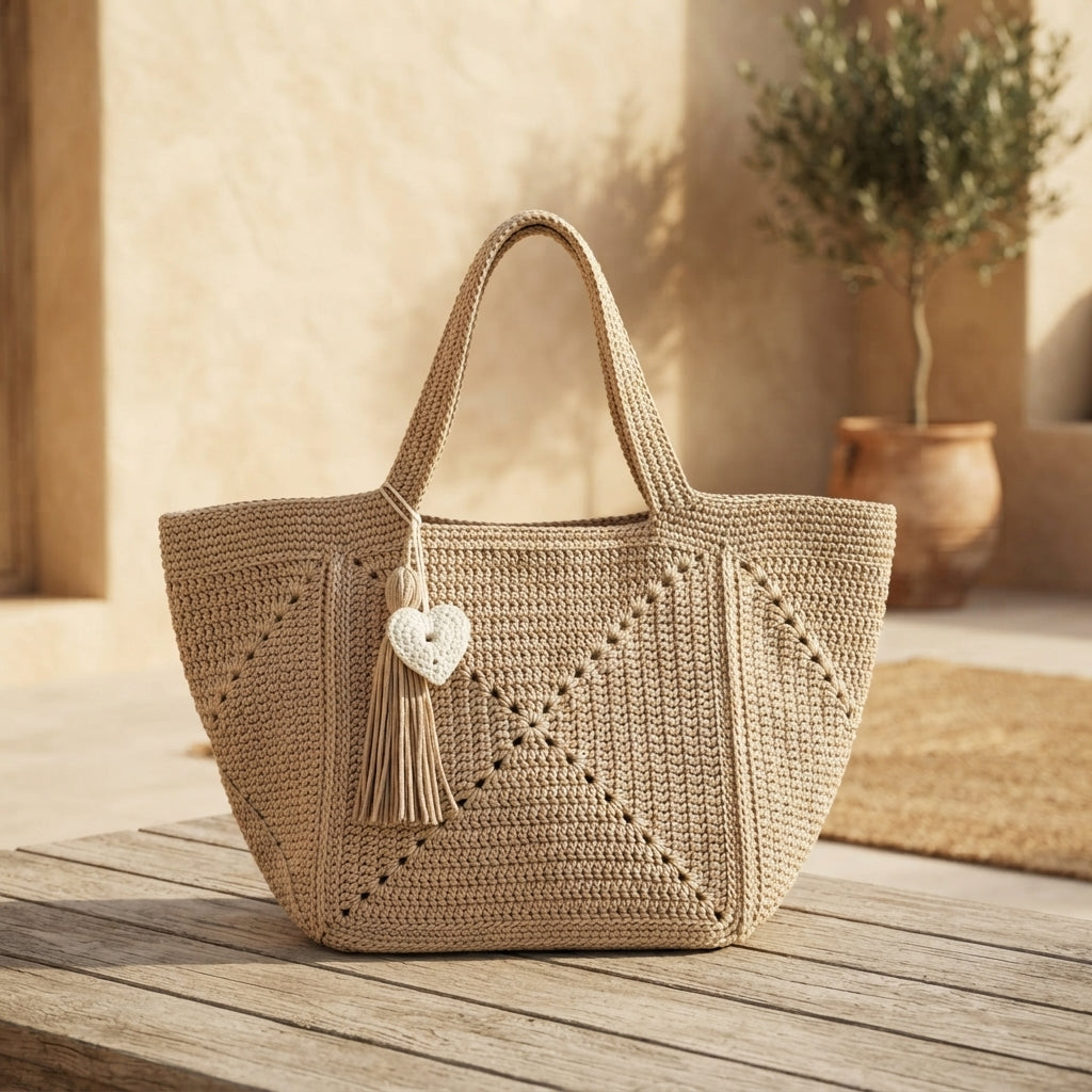 Granny Square Granny Square Tote V5 | Crochet Pattern PDF
