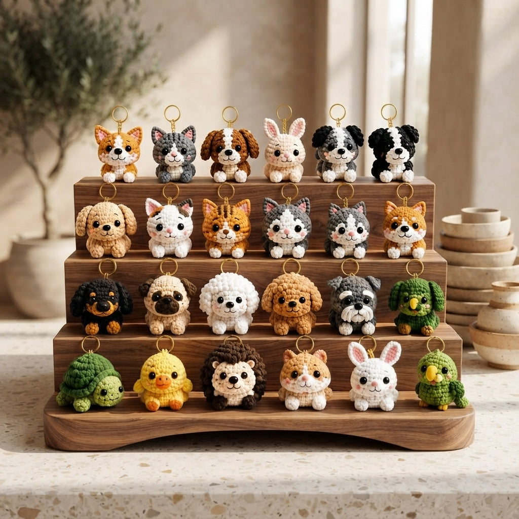 Giant Amigurumi Bundle | 24+ Keychain PDFs