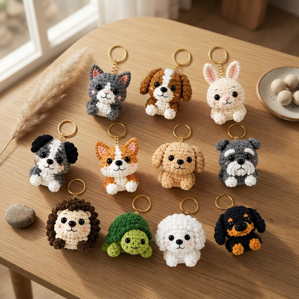 Giant Amigurumi Bundle | 24+ Keychain PDFs