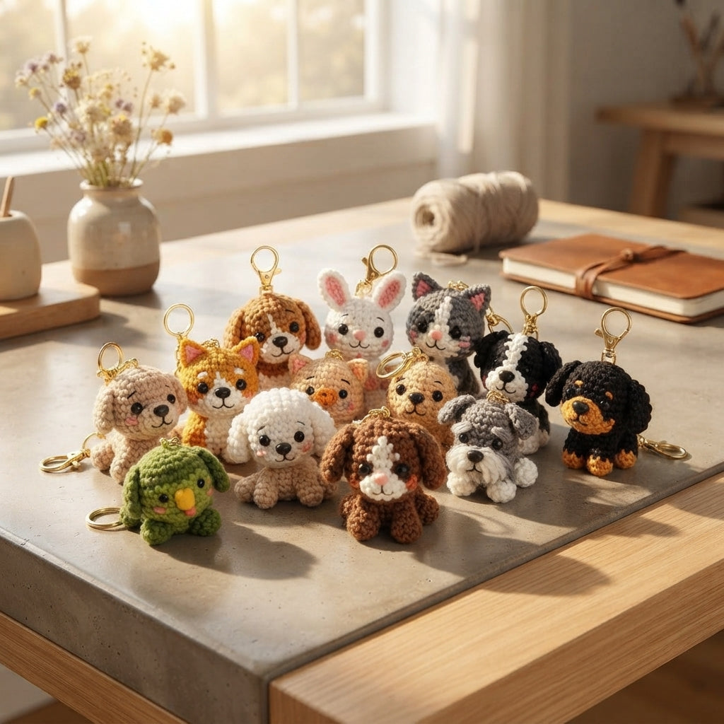 Giant Amigurumi Bundle | 24+ Keychain PDFs