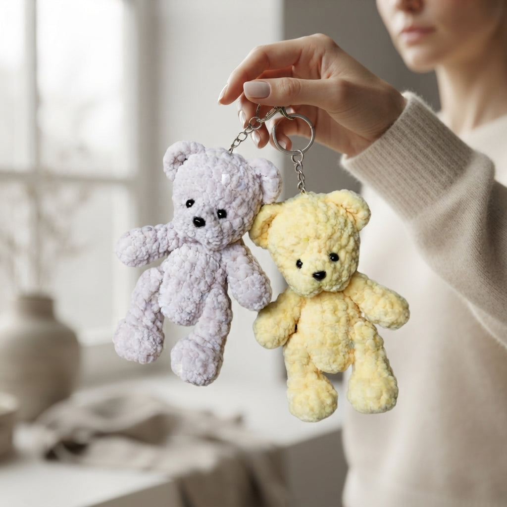 Adorable Keychain Keychain | Crochet Pattern PDF