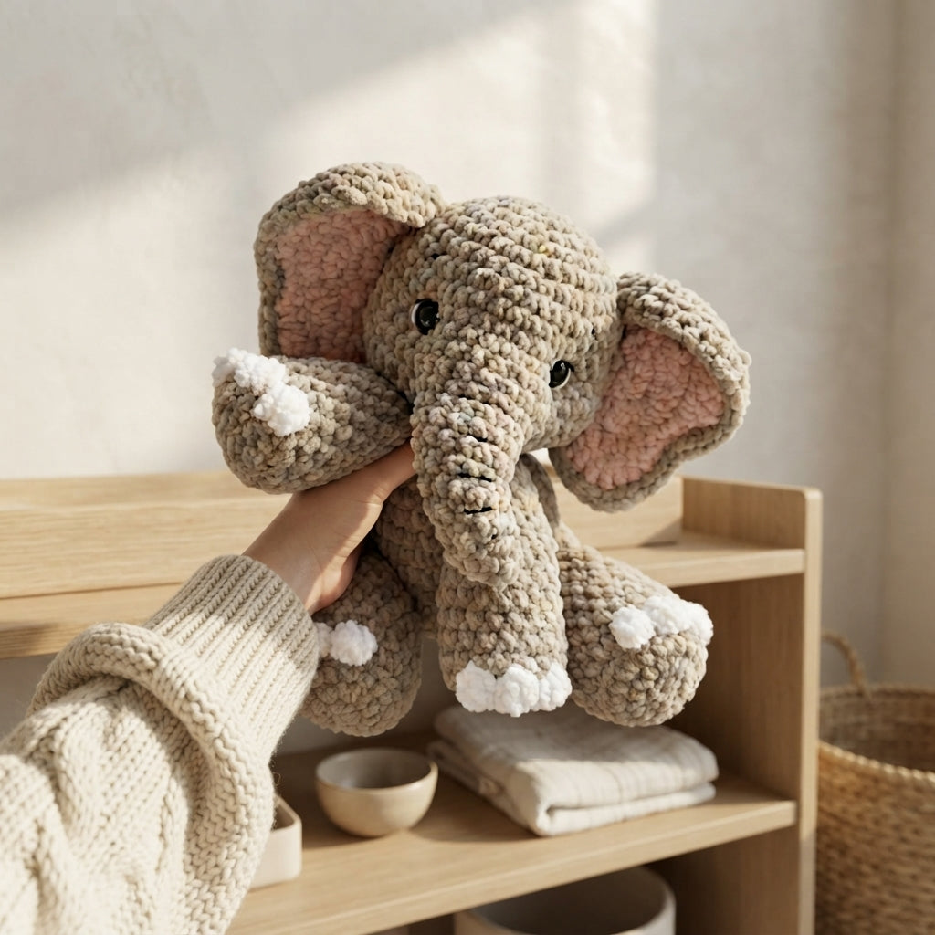 Charming Elephant Companion | Crochet Pattern PDF