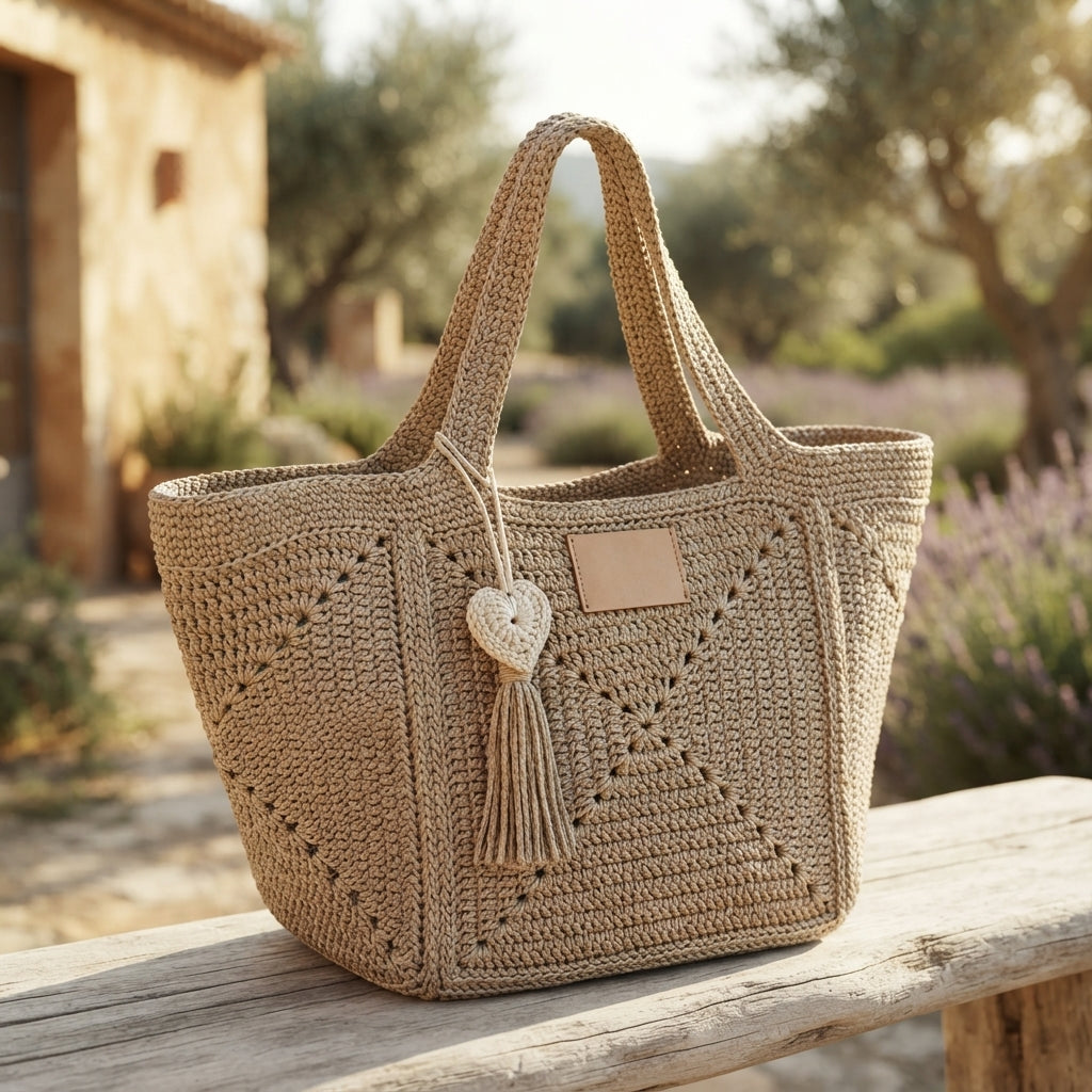 Granny Square Granny Square Tote V5 | Crochet Pattern PDF