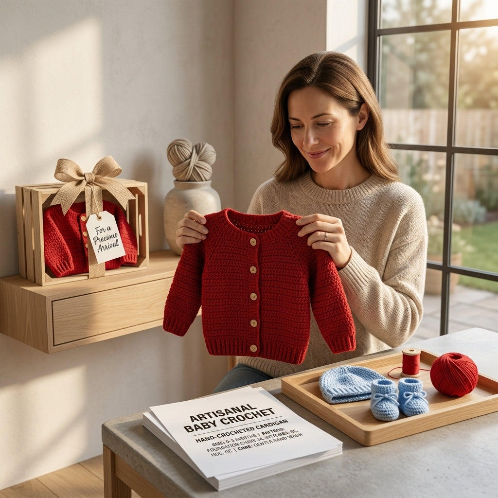 Raglan Baby Cardigan Raglan v4 | Crochet Pattern PDF