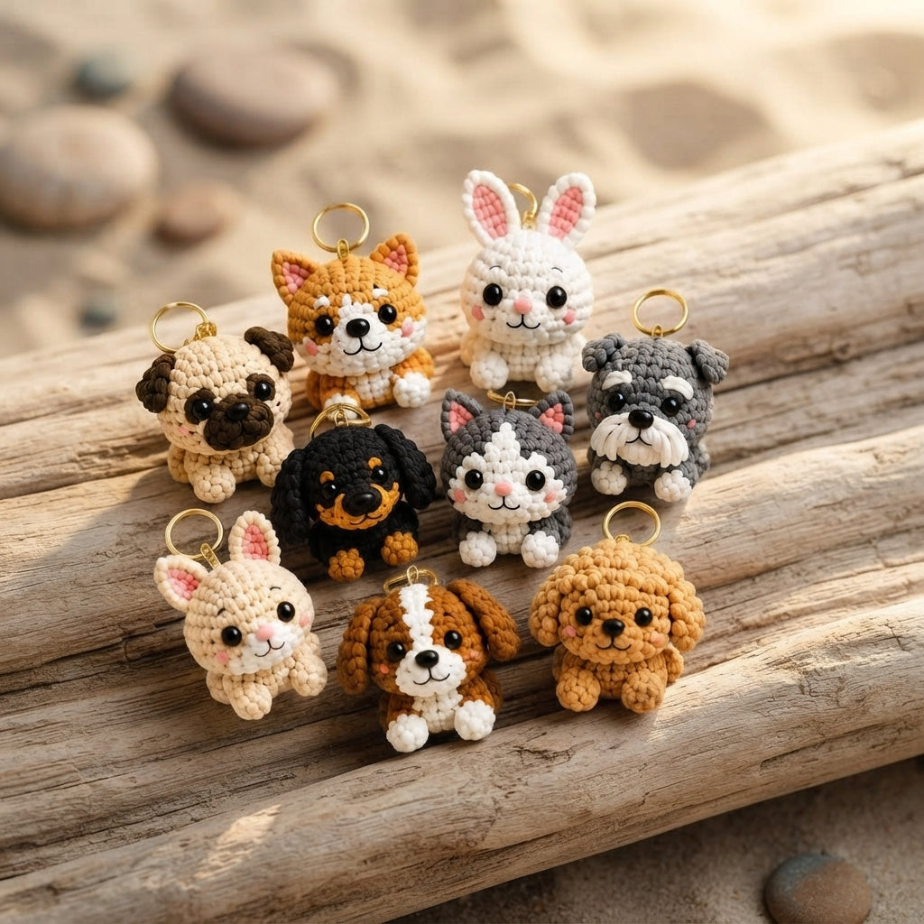 Giant Amigurumi Bundle | 24+ Keychain PDFs