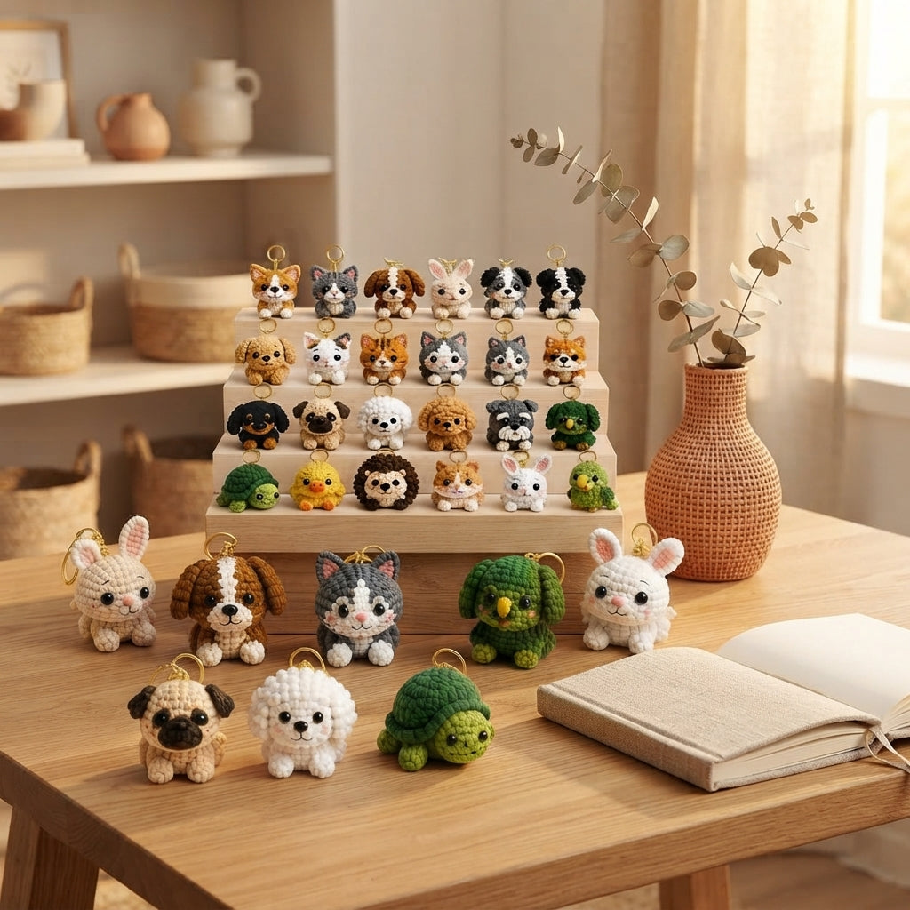 Giant Amigurumi Bundle | 24+ Keychain PDFs