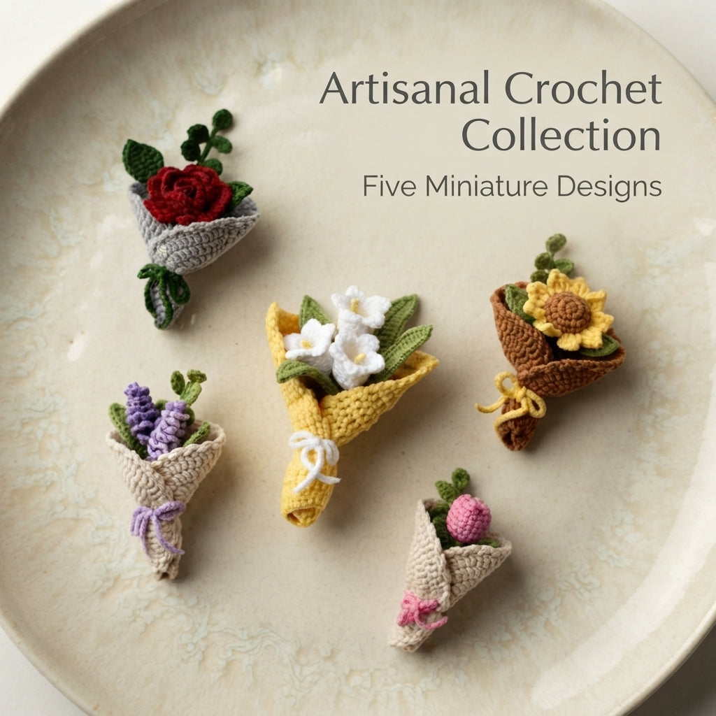 Pretty Bag Charm Charm | Handmade Crochet Pattern