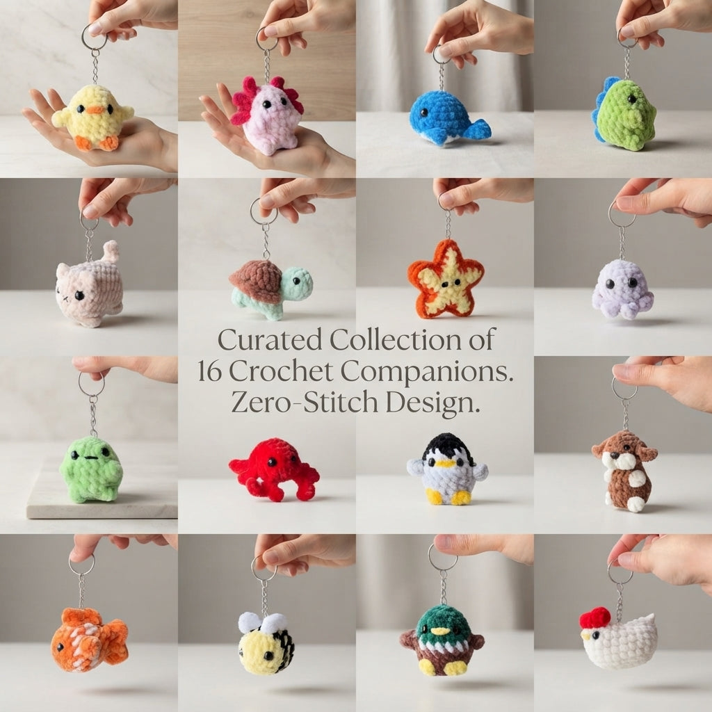 Epic Crochet Collection | 16+ Keychain Patterns