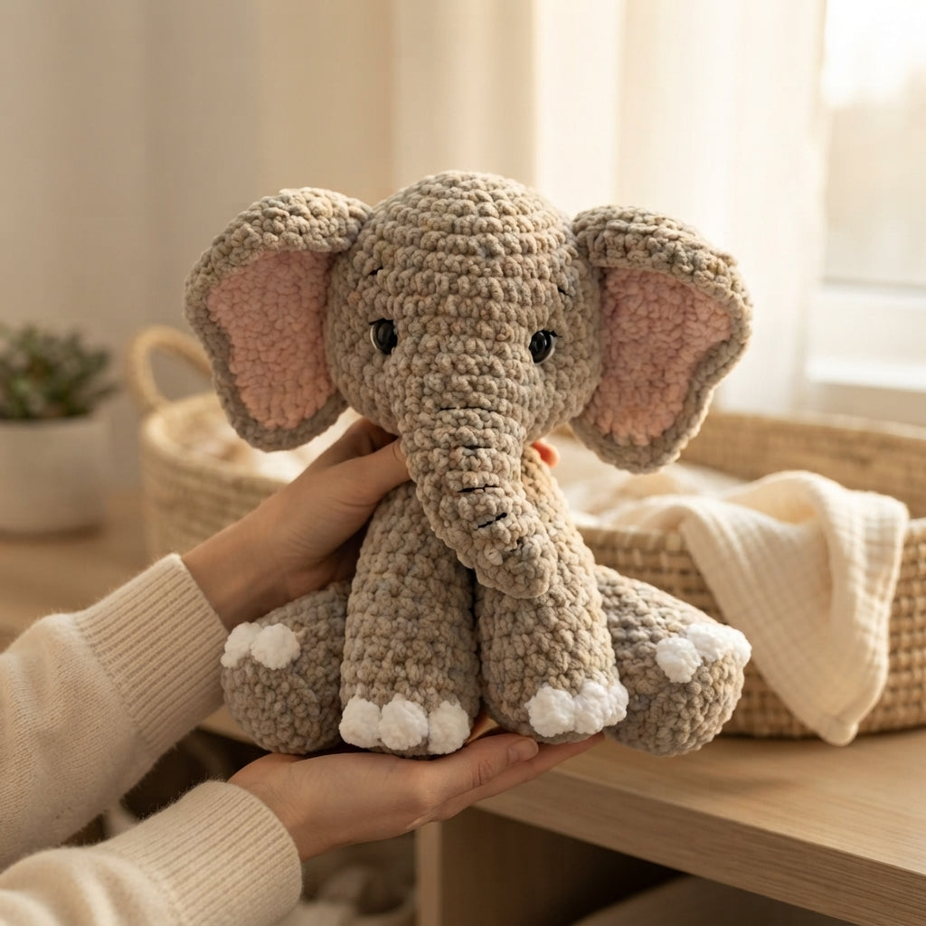 Charming Elephant Companion | Crochet Pattern PDF