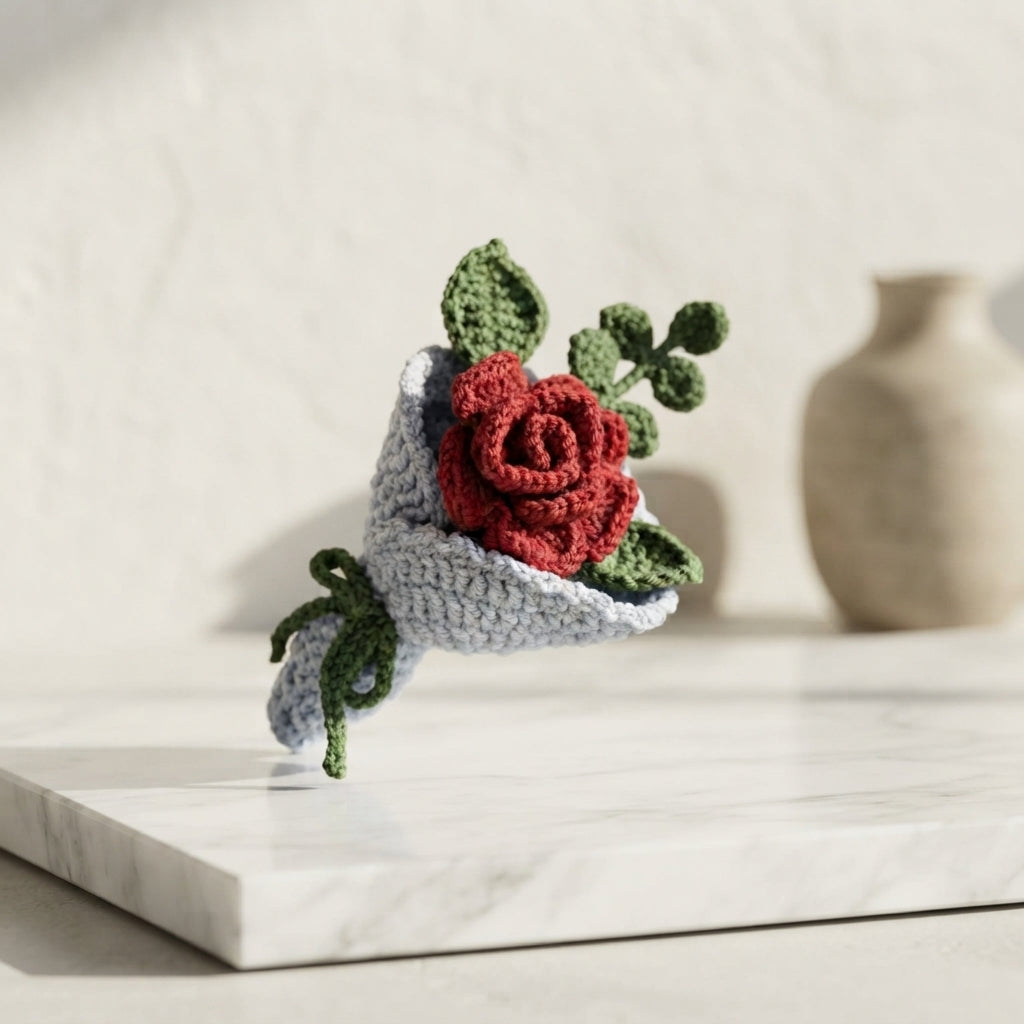 Pretty Bag Charm Charm | Handmade Crochet Pattern