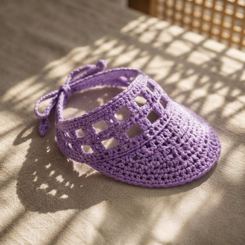 Charming Sun Visor Design | Crochet PDF Pattern — Design 7