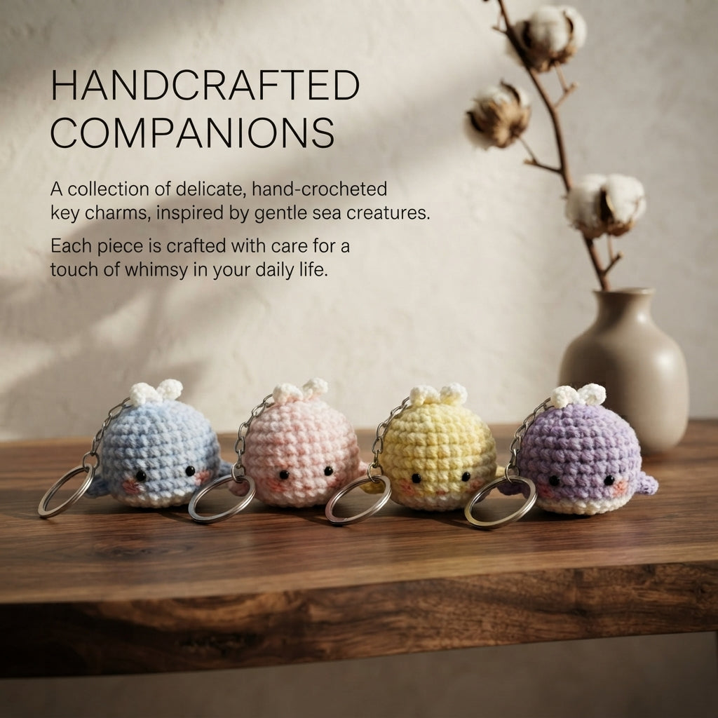 Whimsical Keychain Keychain | PDF Crochet Guide