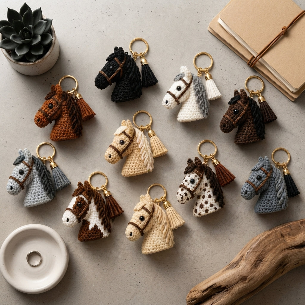 Mega 10 Crochet Keychain Patterns | PDF Bundle — Design 2