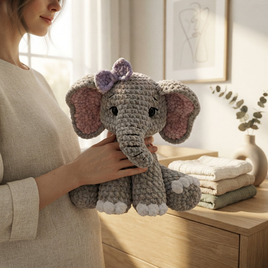 Charming Elephant Companion | Crochet Pattern PDF