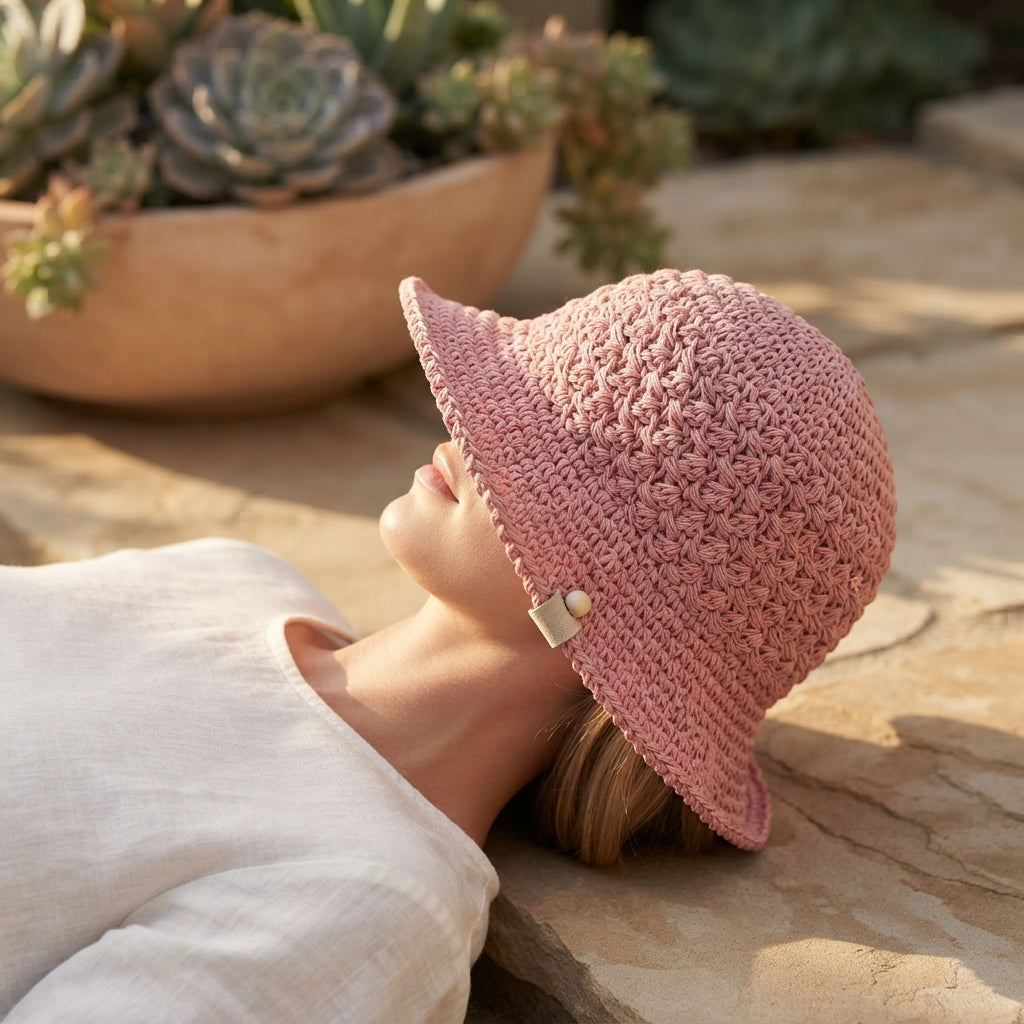 Stylish Summer Hat | Handmade Crochet PDF — Design 4