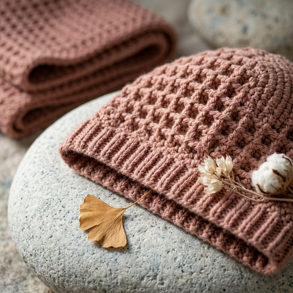 Waffle Stitch Baby Hoodie Waffle Stitch v2 | Crochet Pattern PDF