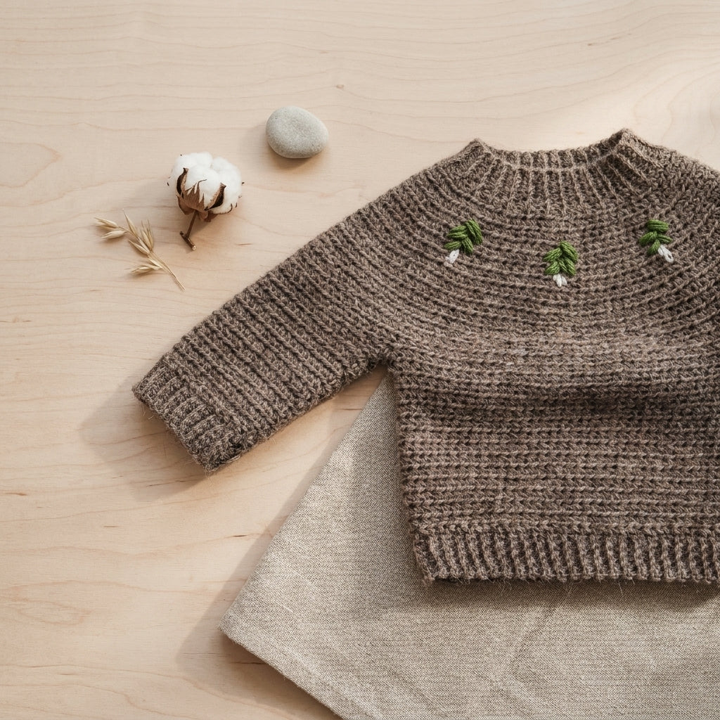 Sweater Pullover Jumper Baby Cardigan | Crochet Pattern PDF