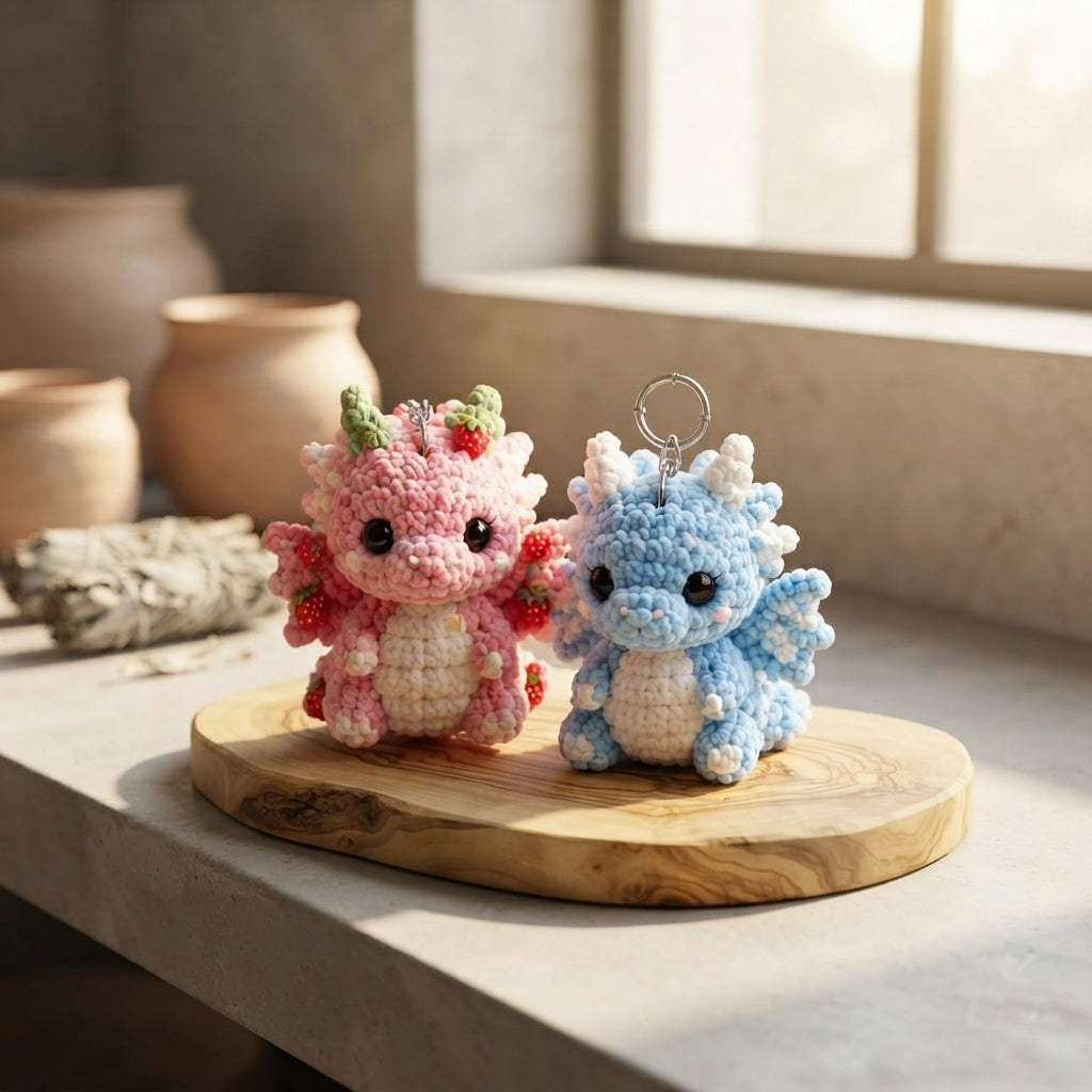 Enchanting Bag Charm Keyring | Amigurumi Guide PDF — Design 5