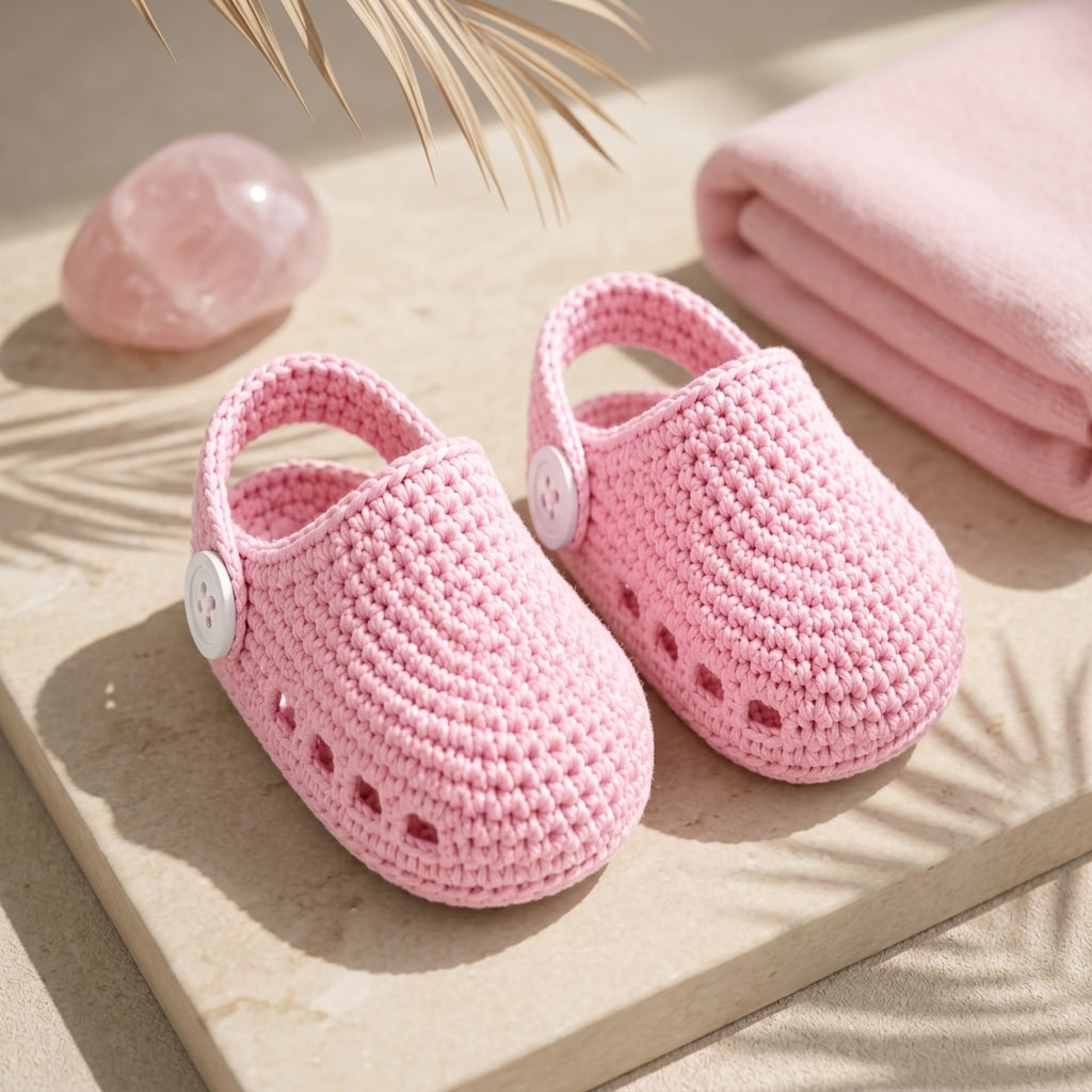 Clogs Sandals Infant Baby Booties | Crochet Pattern PDF