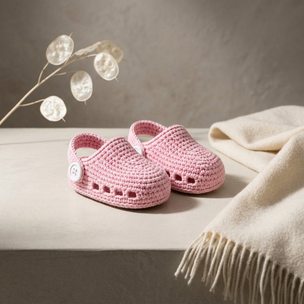 Clogs Sandals Infant Baby Booties | Crochet Pattern PDF