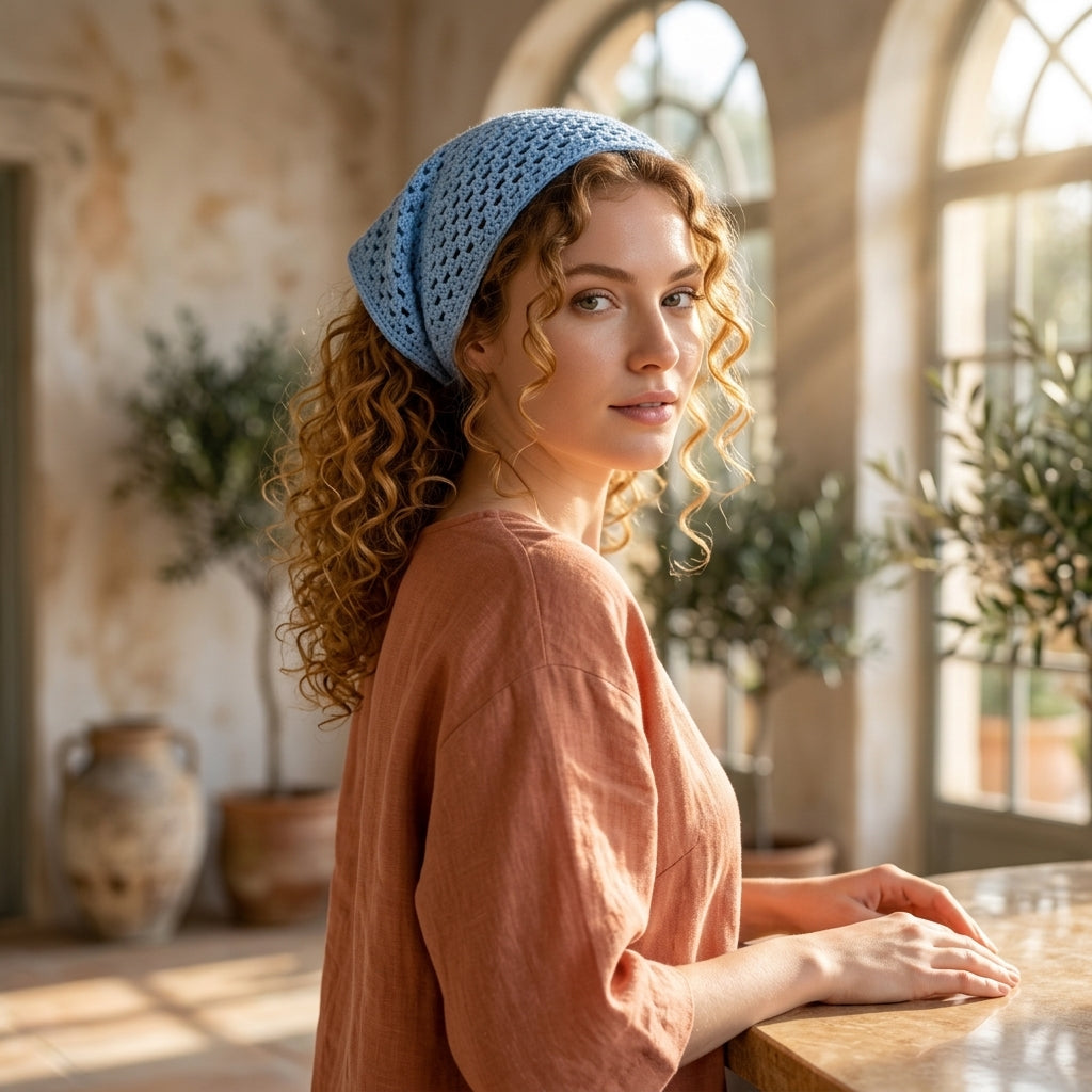 Granny Stitch Boho Kerchief | Beginner Crochet Pattern PDF