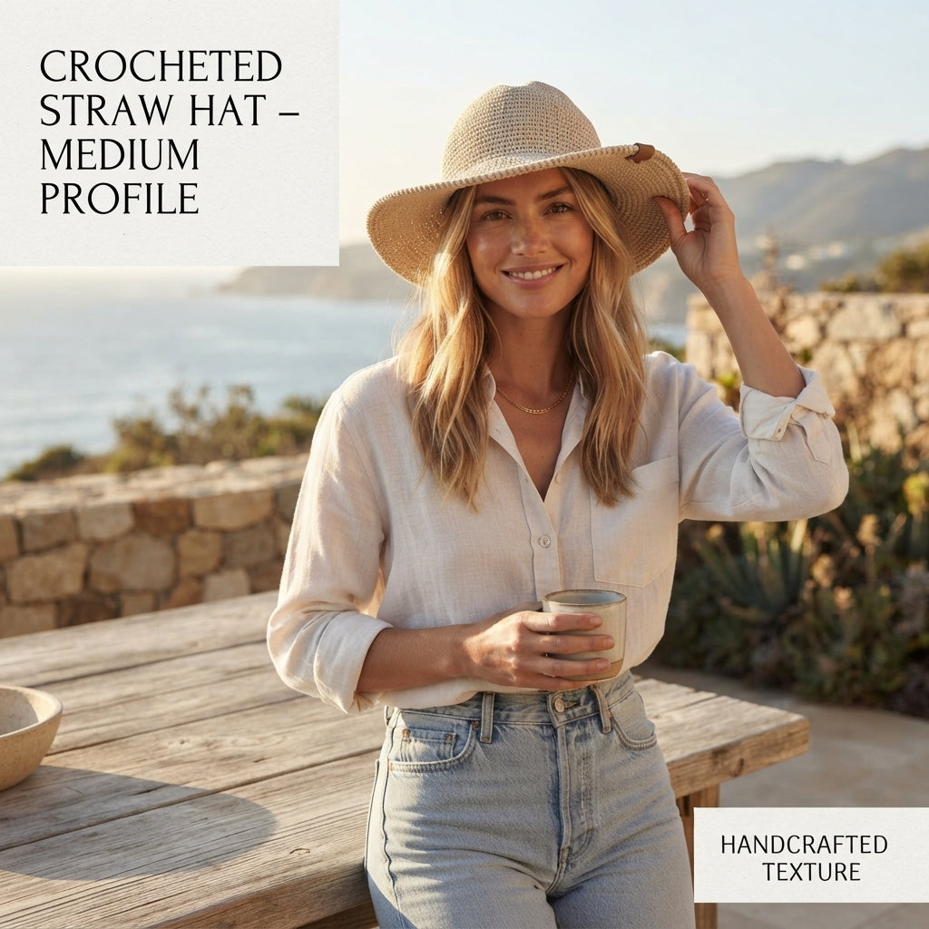 Lovely Sun Hat | Crochet Beach Hat Pattern — Design 3