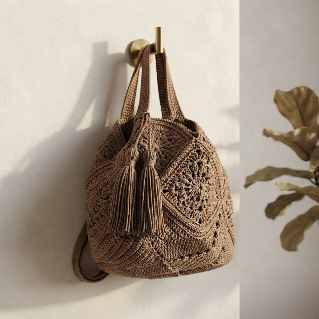 Granny Square Granny Square Market Bag | Crochet Pattern PDF