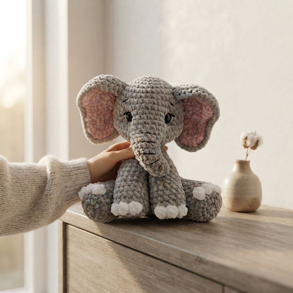 Charming Elephant Companion | Crochet Pattern PDF