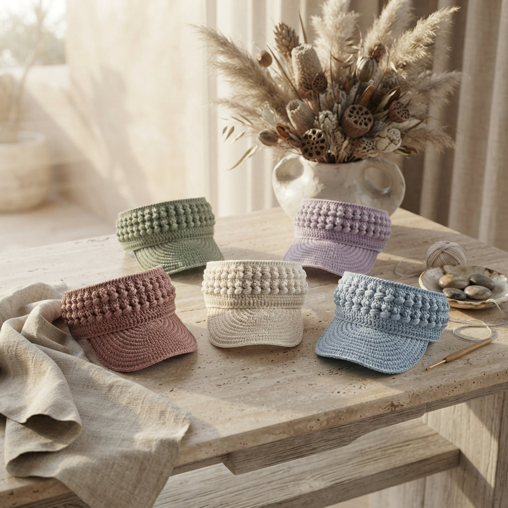 Classic Sun Visor | Crochet Pattern Download — Design 3