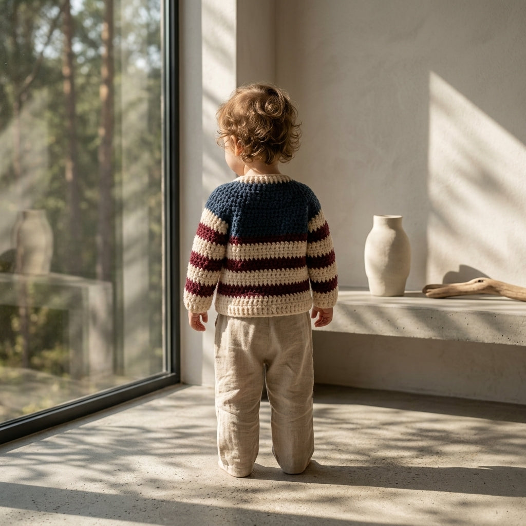 Patriotic Cardigan American Baby Cardigan | Crochet Pattern PDF