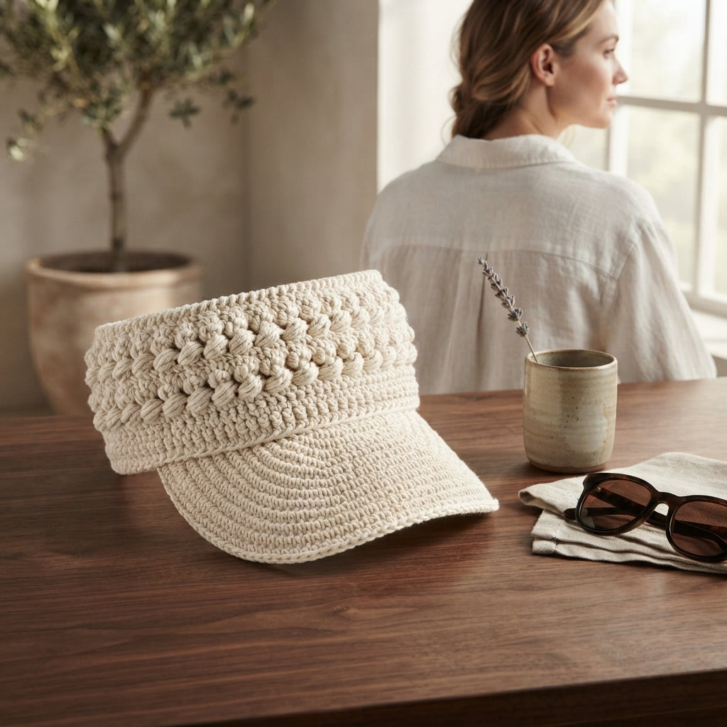 Classic Sun Visor | Crochet Pattern Download — Design 3