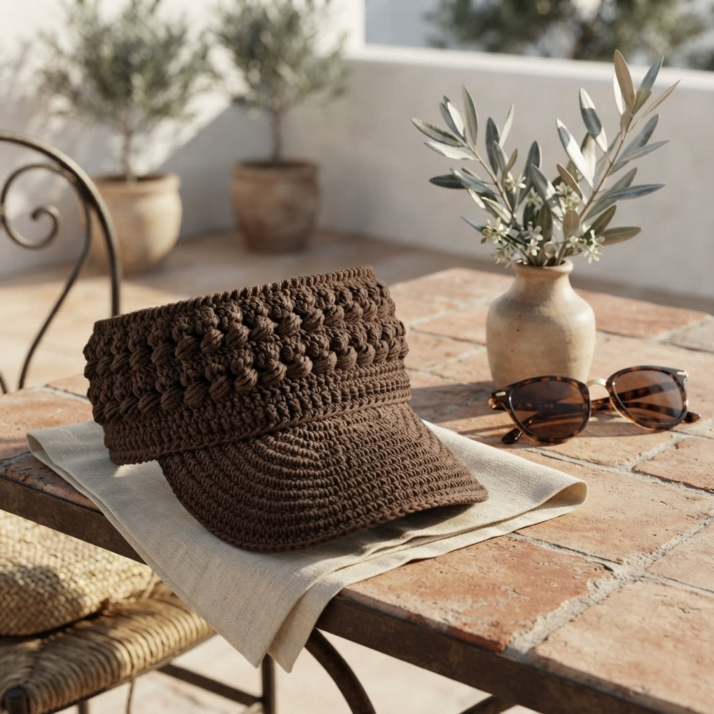 Classic Sun Visor | Crochet Pattern Download — Design 3