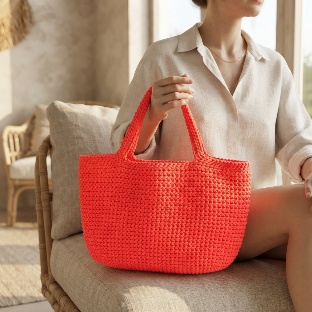 Granny Square Granny Square Tote V6 | Crochet Pattern PDF
