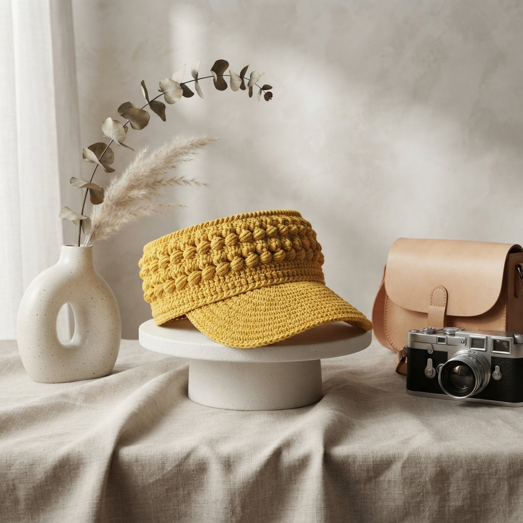 Classic Sun Visor | Crochet Pattern Download — Design 3