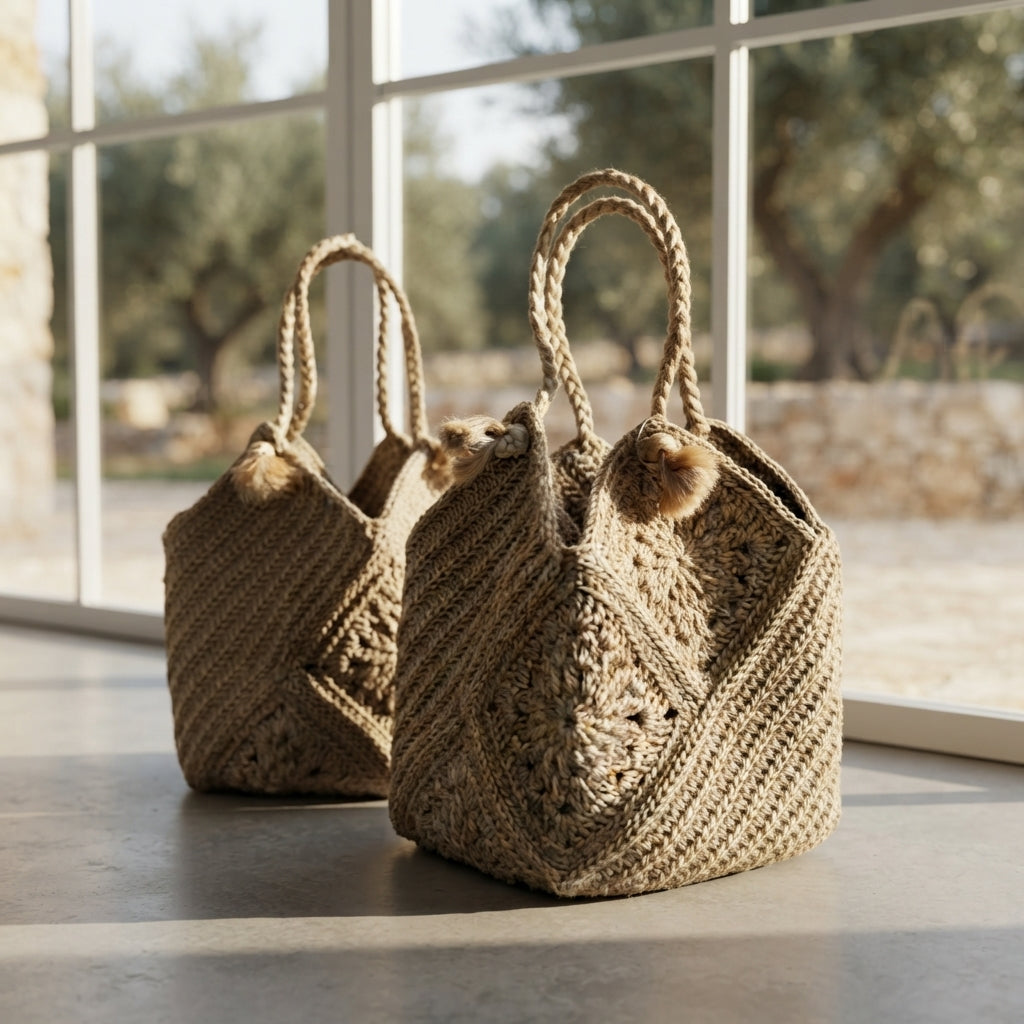 Granny Square Granny Square Tote V6 | Crochet Pattern PDF