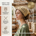 Lace Flower Vintage Head Scarf | Crochet Pattern PDF