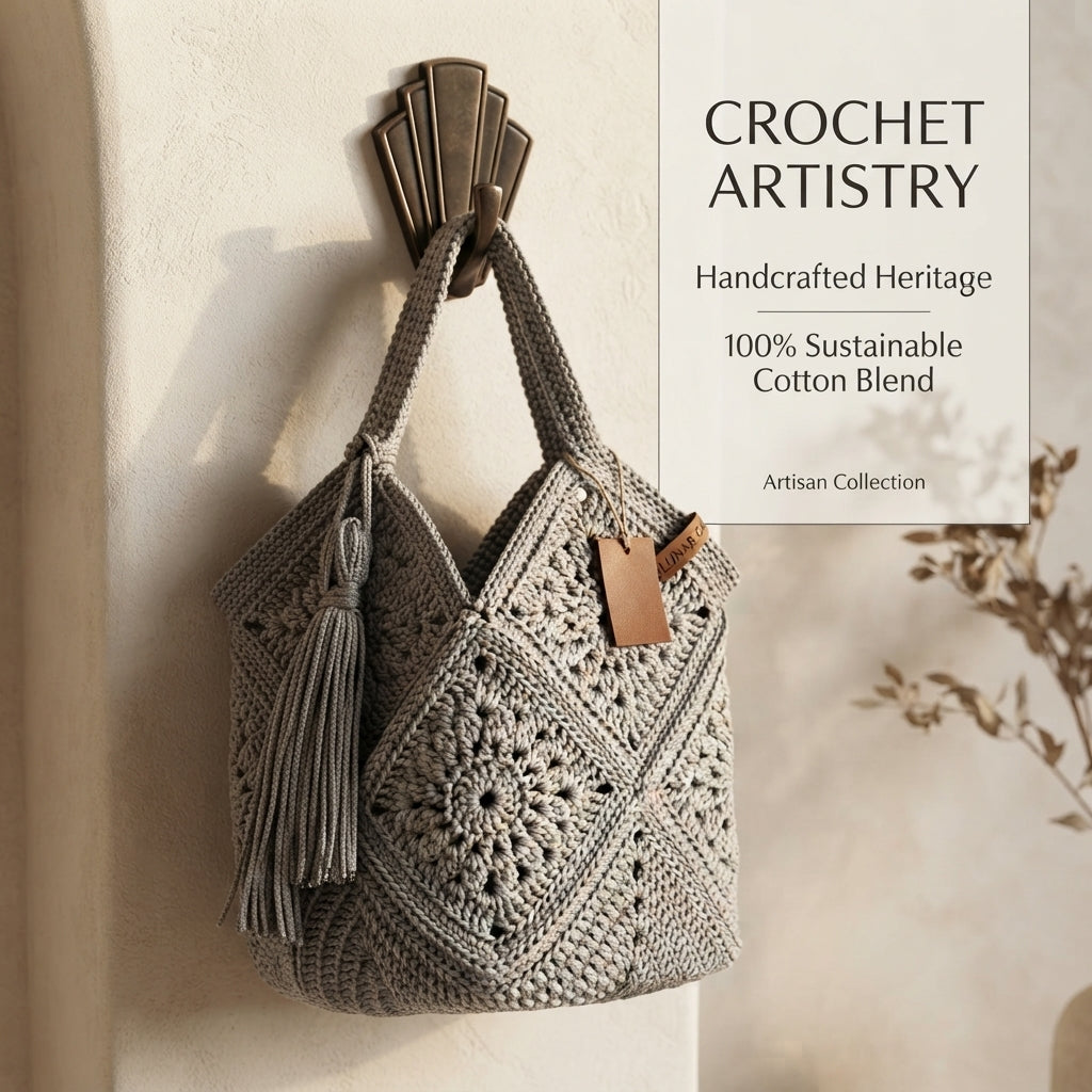 Granny Square Granny Square Tote V6 | Crochet Pattern PDF