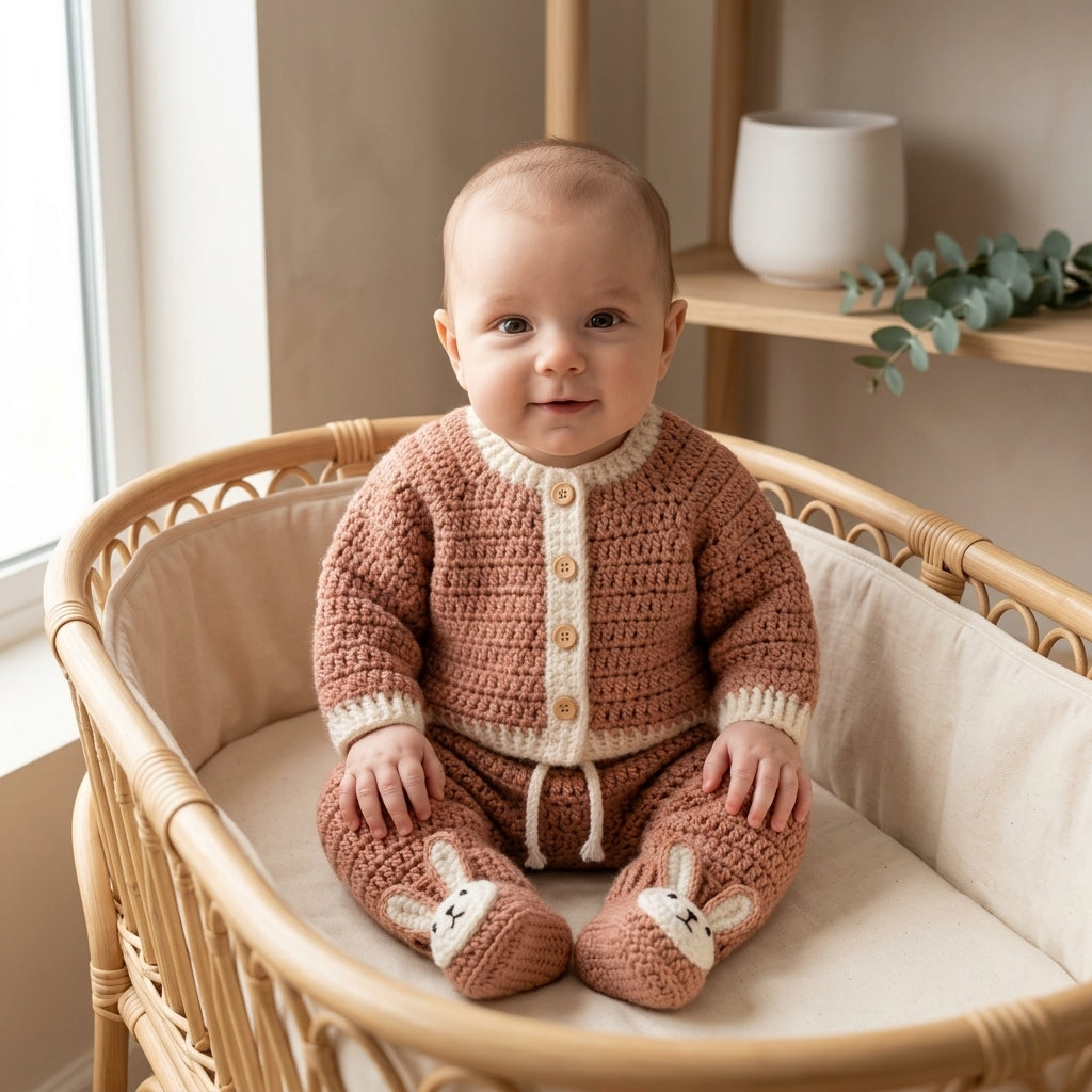 Outfit Sweater Pants Baby Sweater | Crochet Pattern PDF