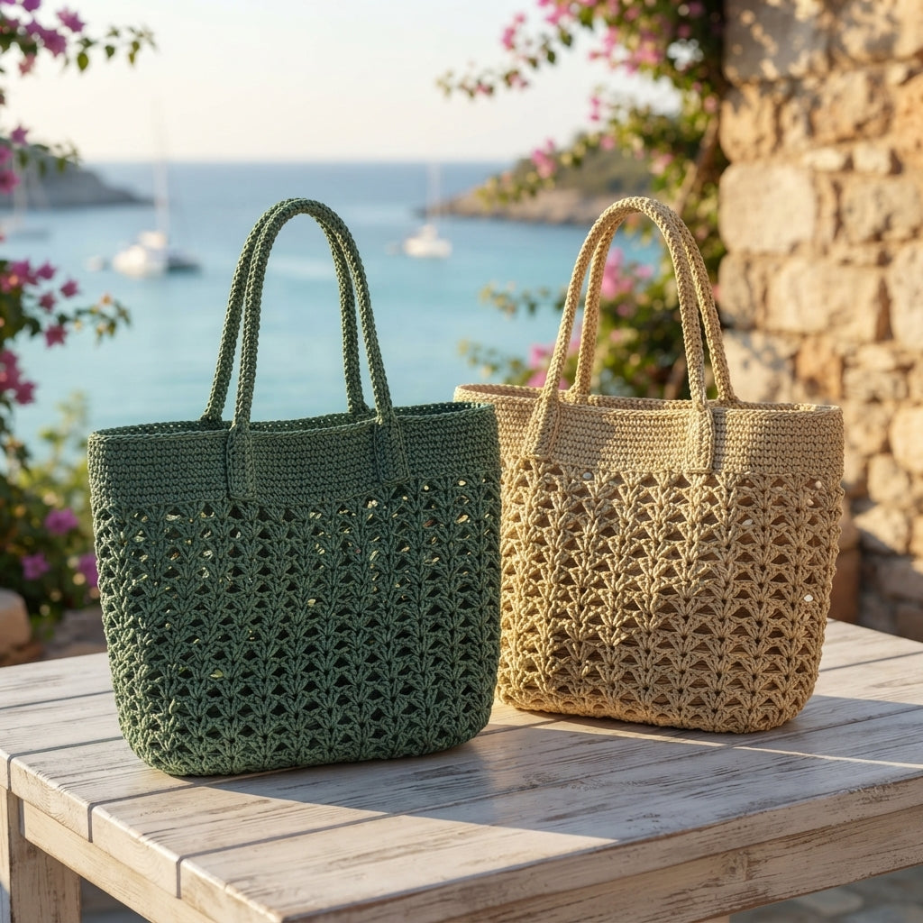 Granny Square Granny Square Tote V6 | Crochet Pattern PDF