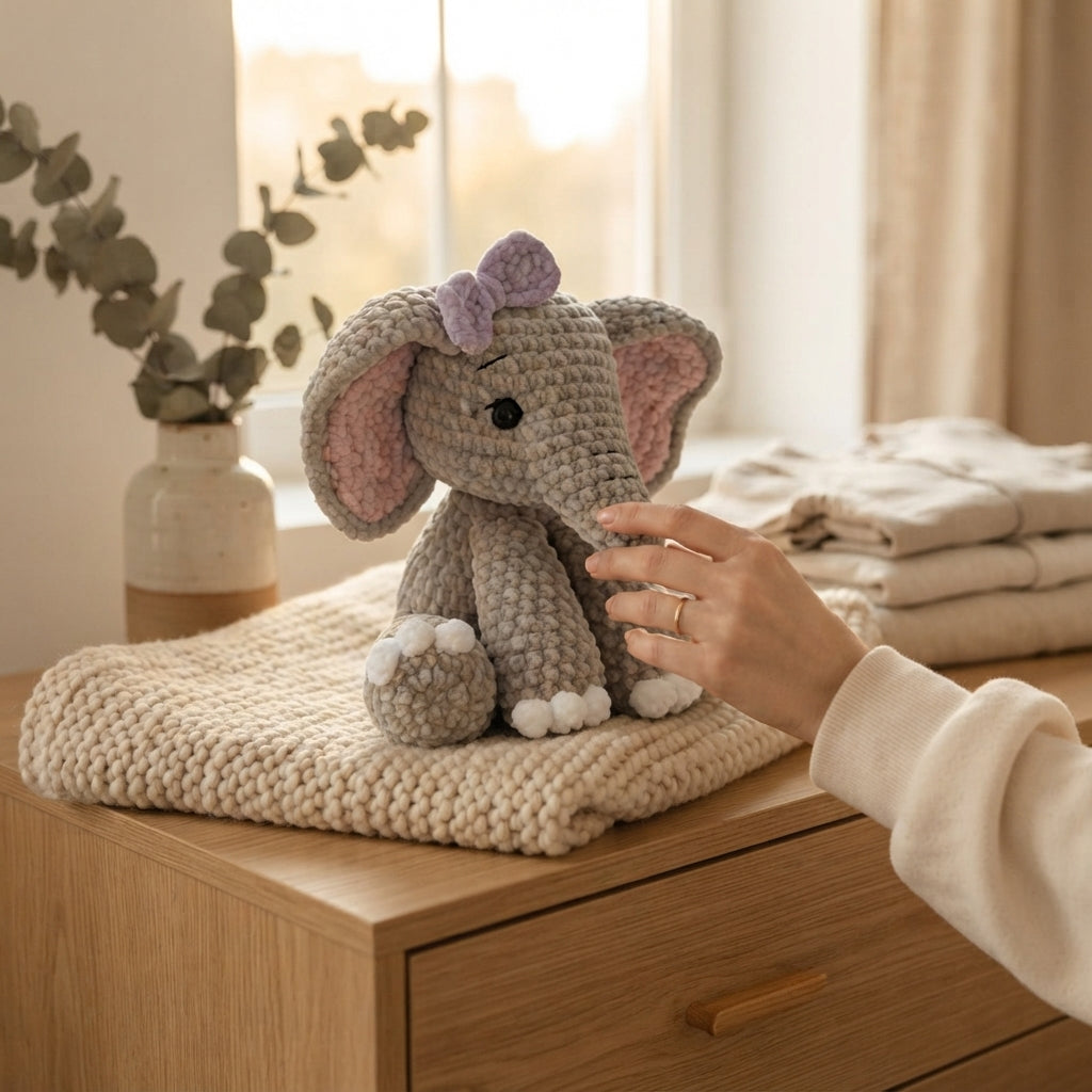 Charming Elephant Companion | Crochet Pattern PDF