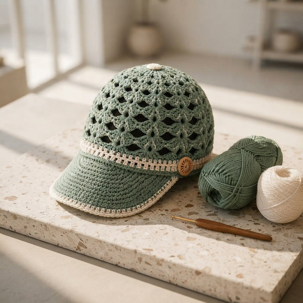 Gorgeous Floral Visor | Summer PDF Pattern