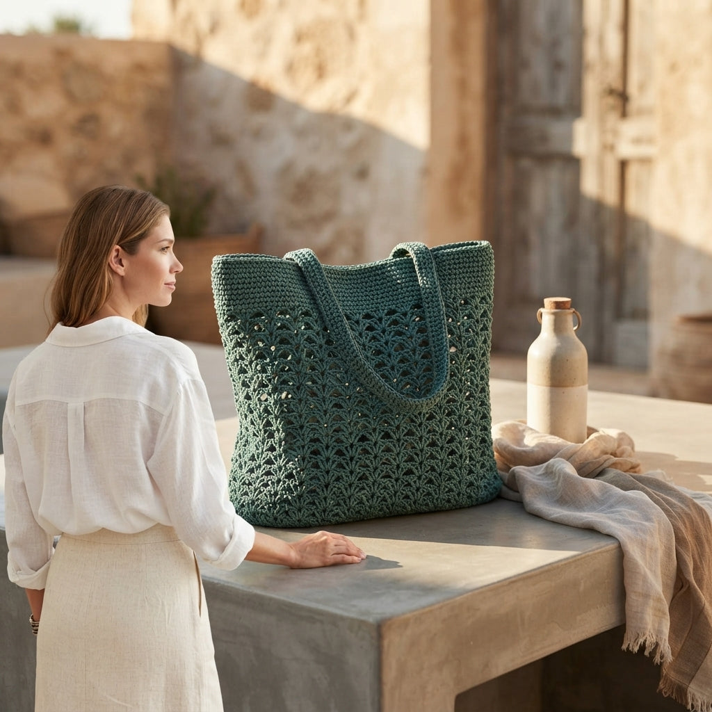 Granny Square Granny Square Tote V6 | Crochet Pattern PDF