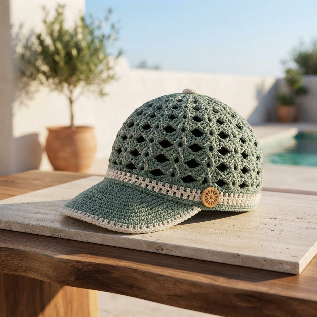 Gorgeous Floral Visor | Summer PDF Pattern