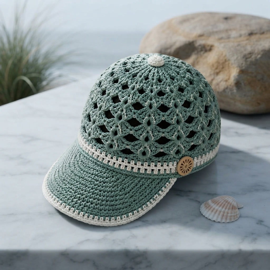 Gorgeous Floral Visor | Summer PDF Pattern