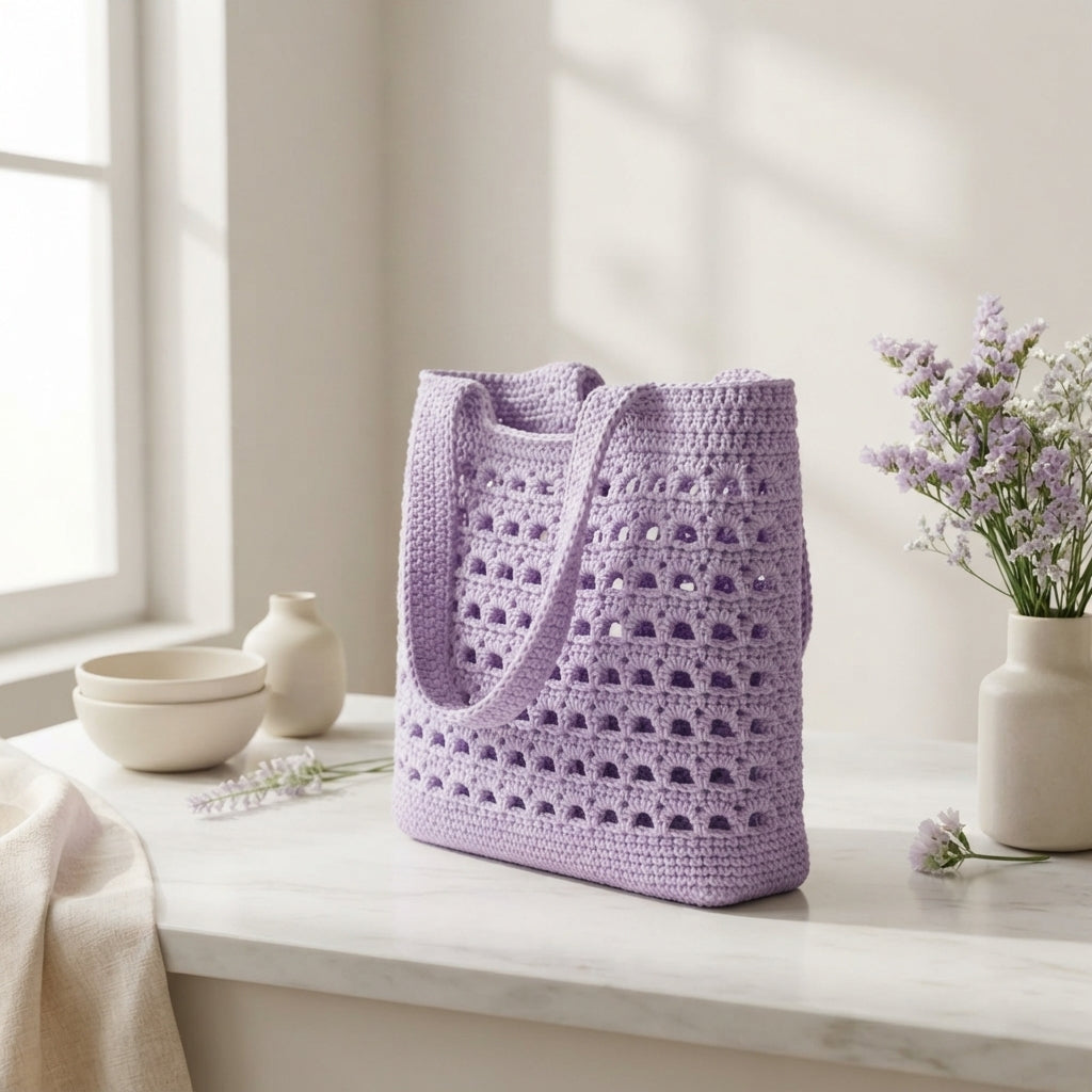 Shoulder Bag Boho Tote | Crochet Pattern PDF