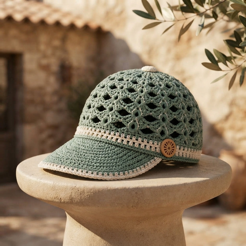 Gorgeous Floral Visor | Summer PDF Pattern